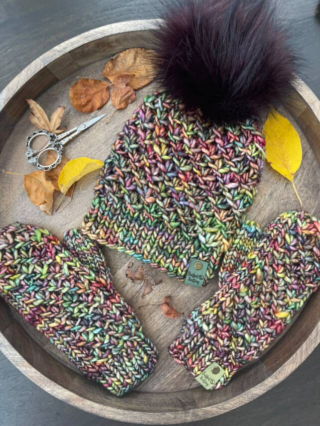 Seasons mitts knit pattern