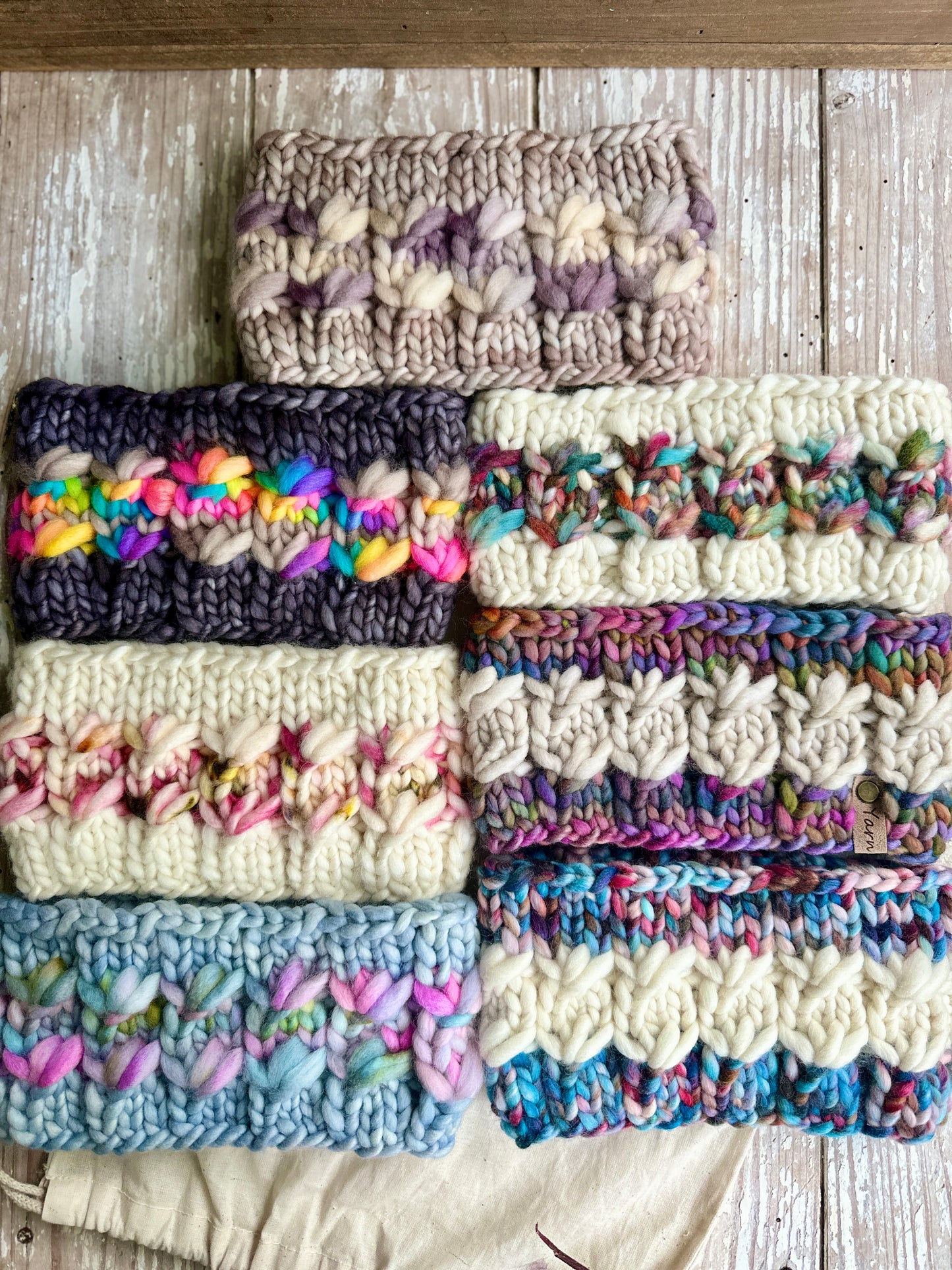 Merino wool knit headband