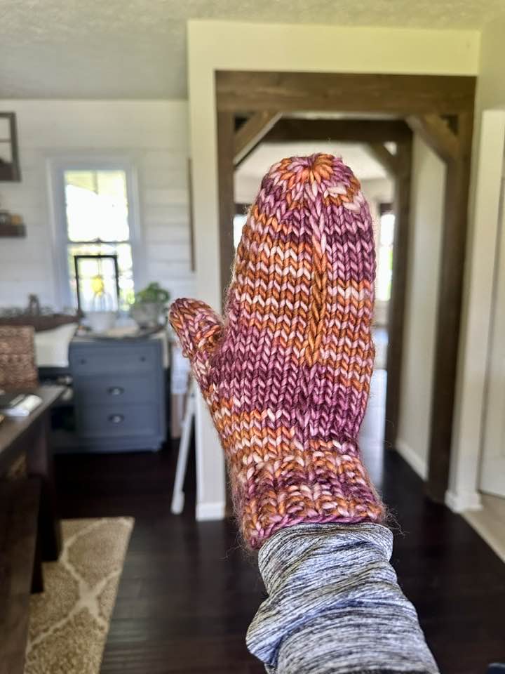 Flapjack Mitts Knit Pattern