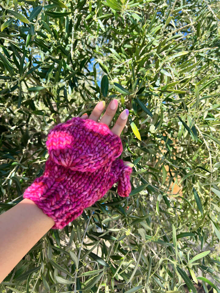 Flapjack Mitts Knit Pattern