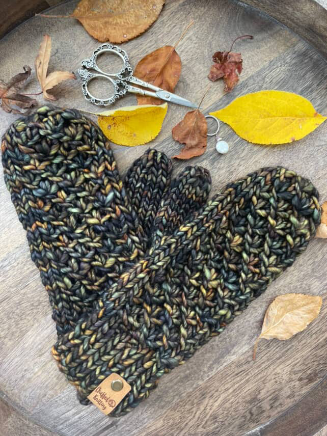 Seasons mitts knit pattern