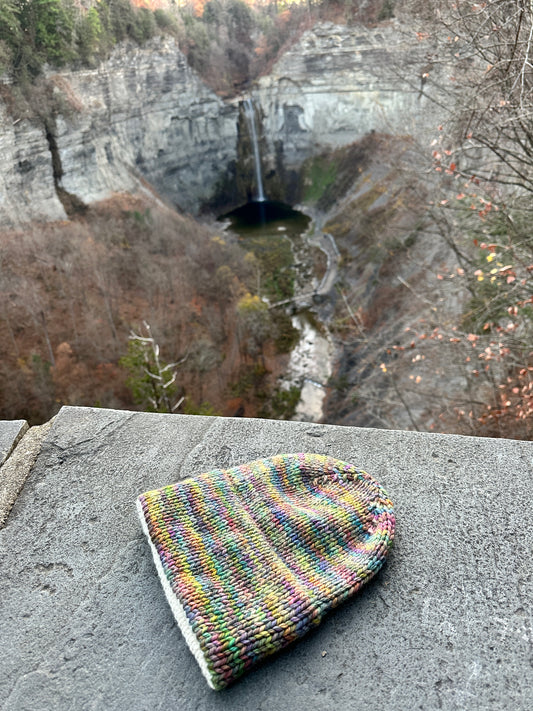Merino wool knit hat