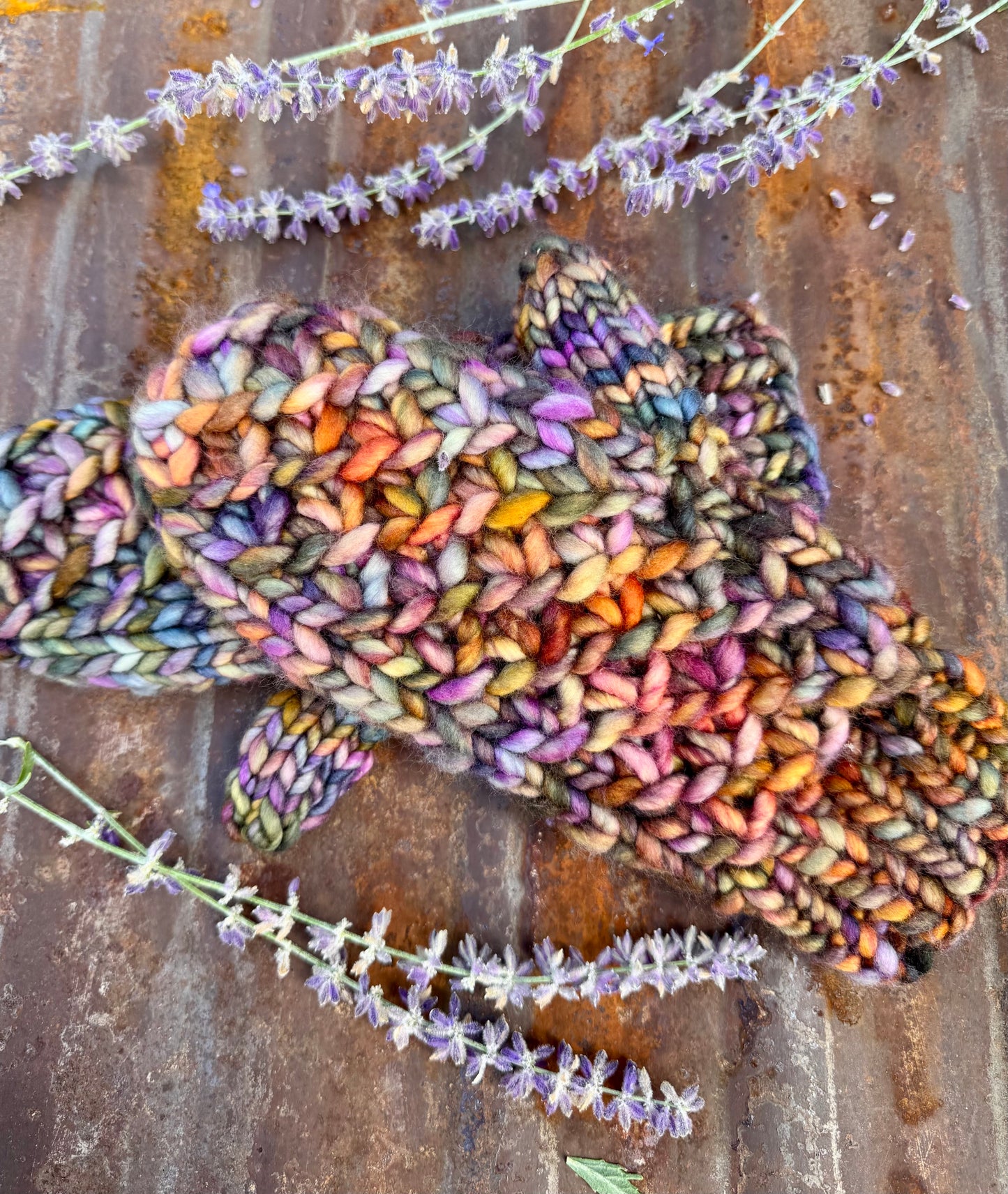 Seasons mitts knit pattern