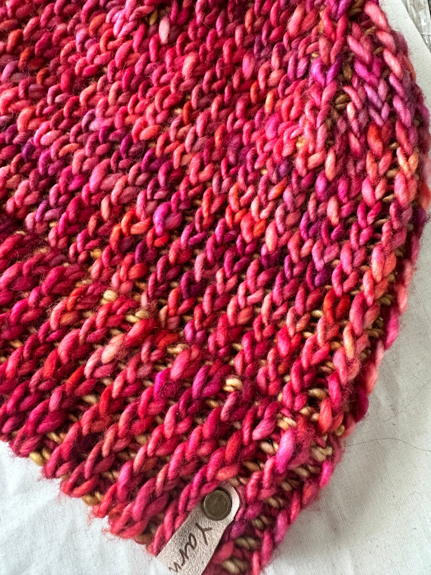 Merino wool knit beanie