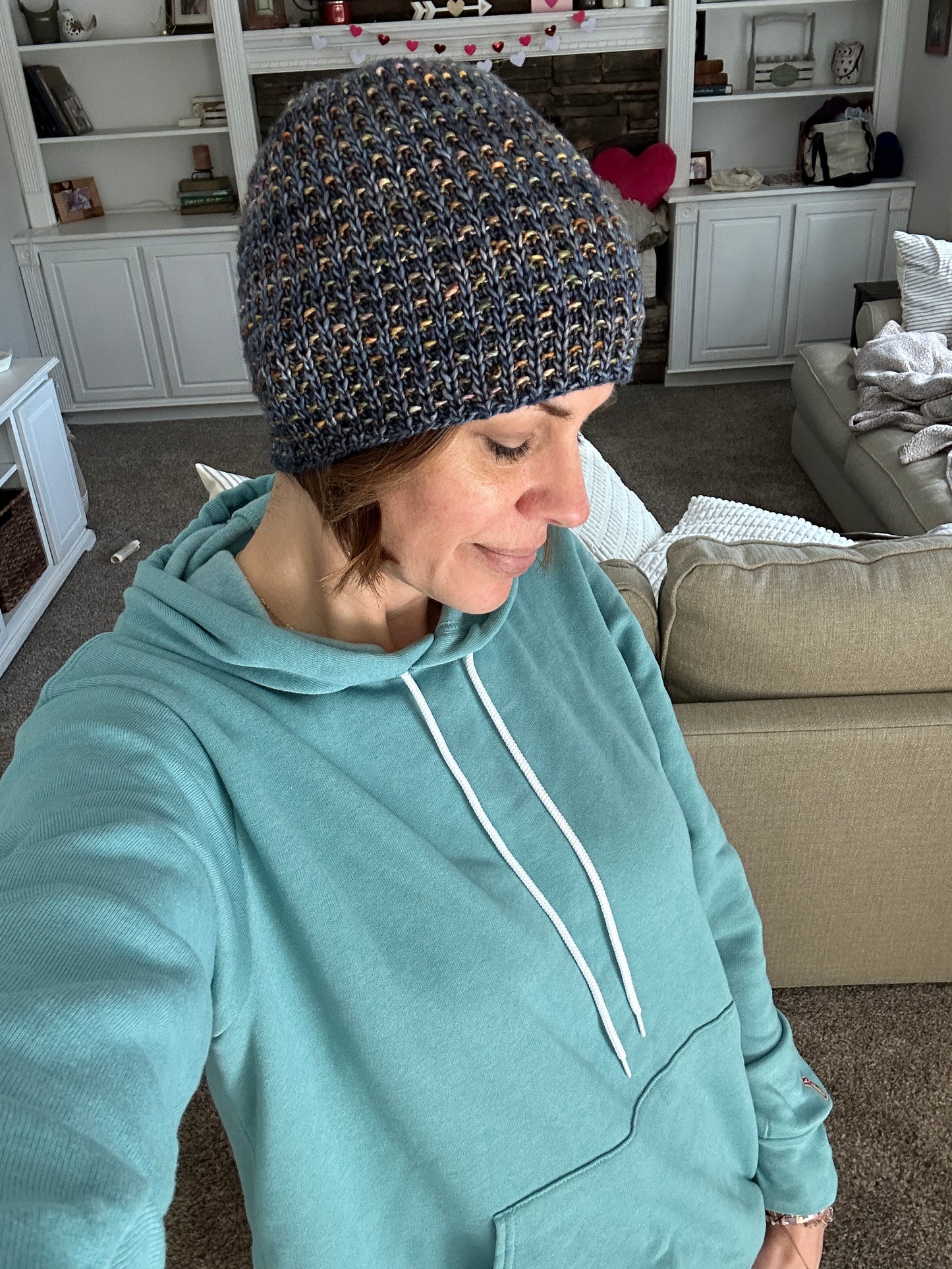 Merino wool knit beanie