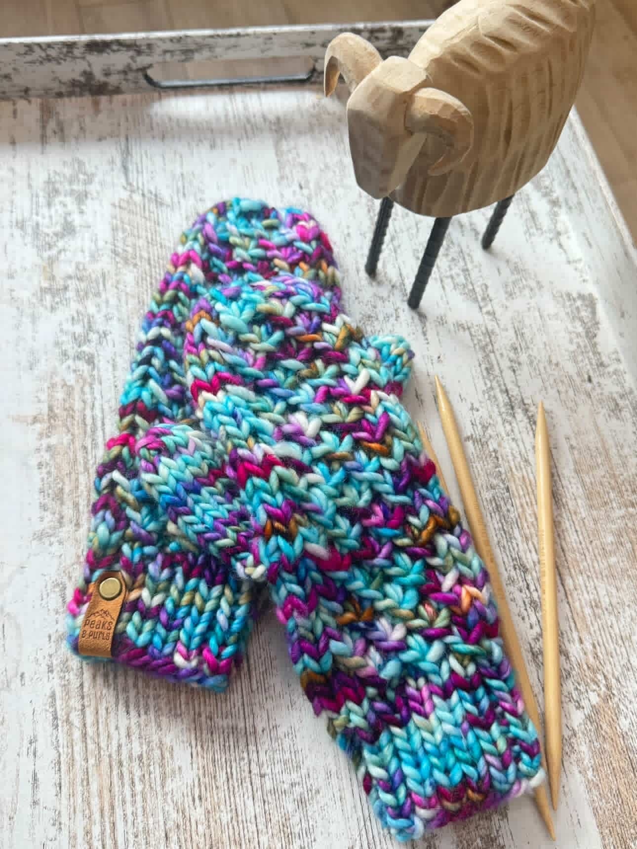Seasons mitts knit pattern