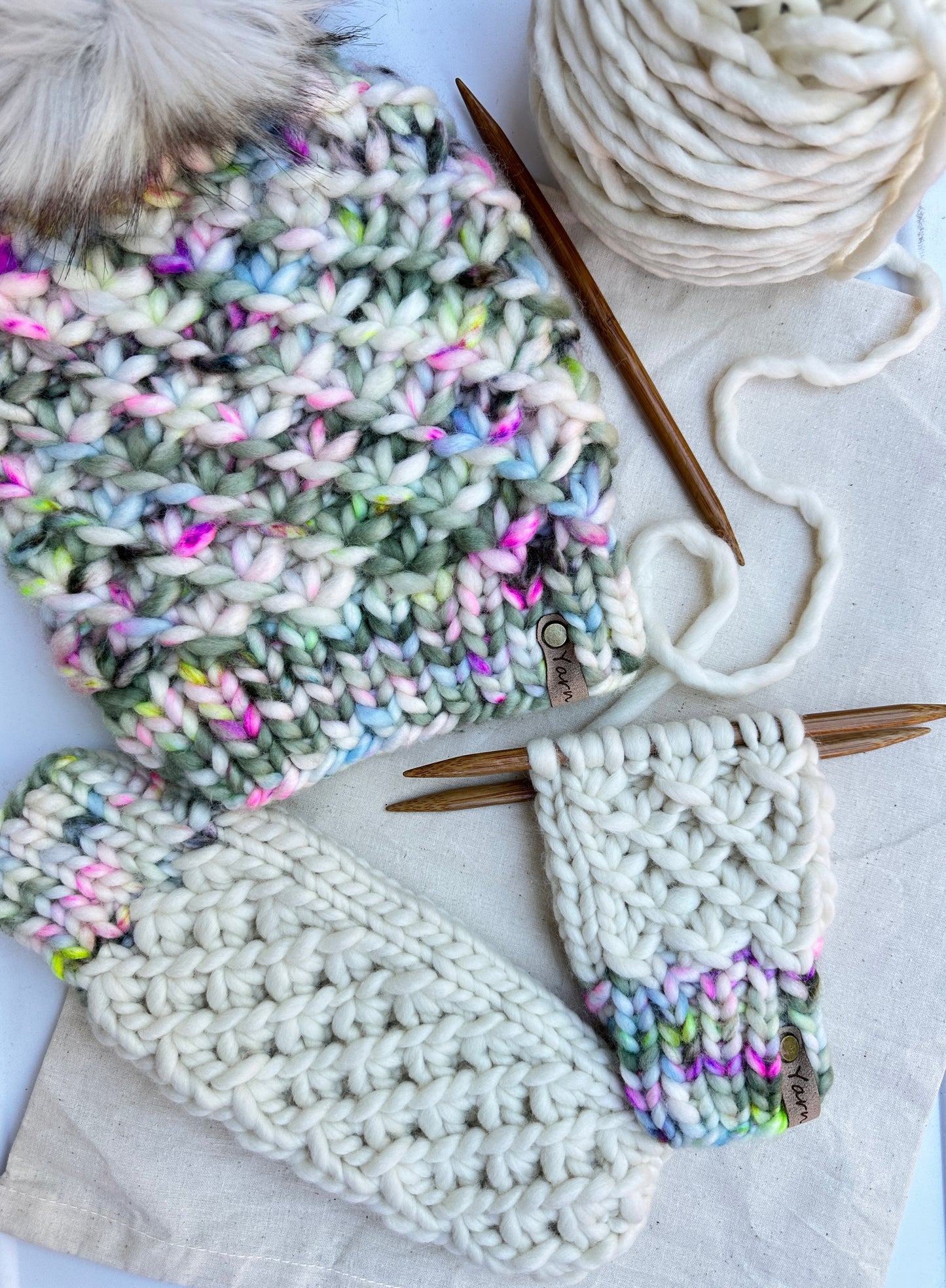 Seasons mitts knit pattern