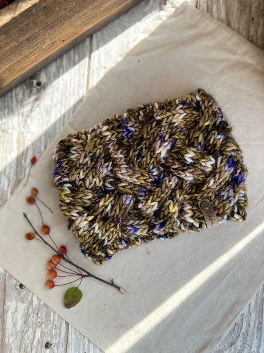 Merino wool knit headband