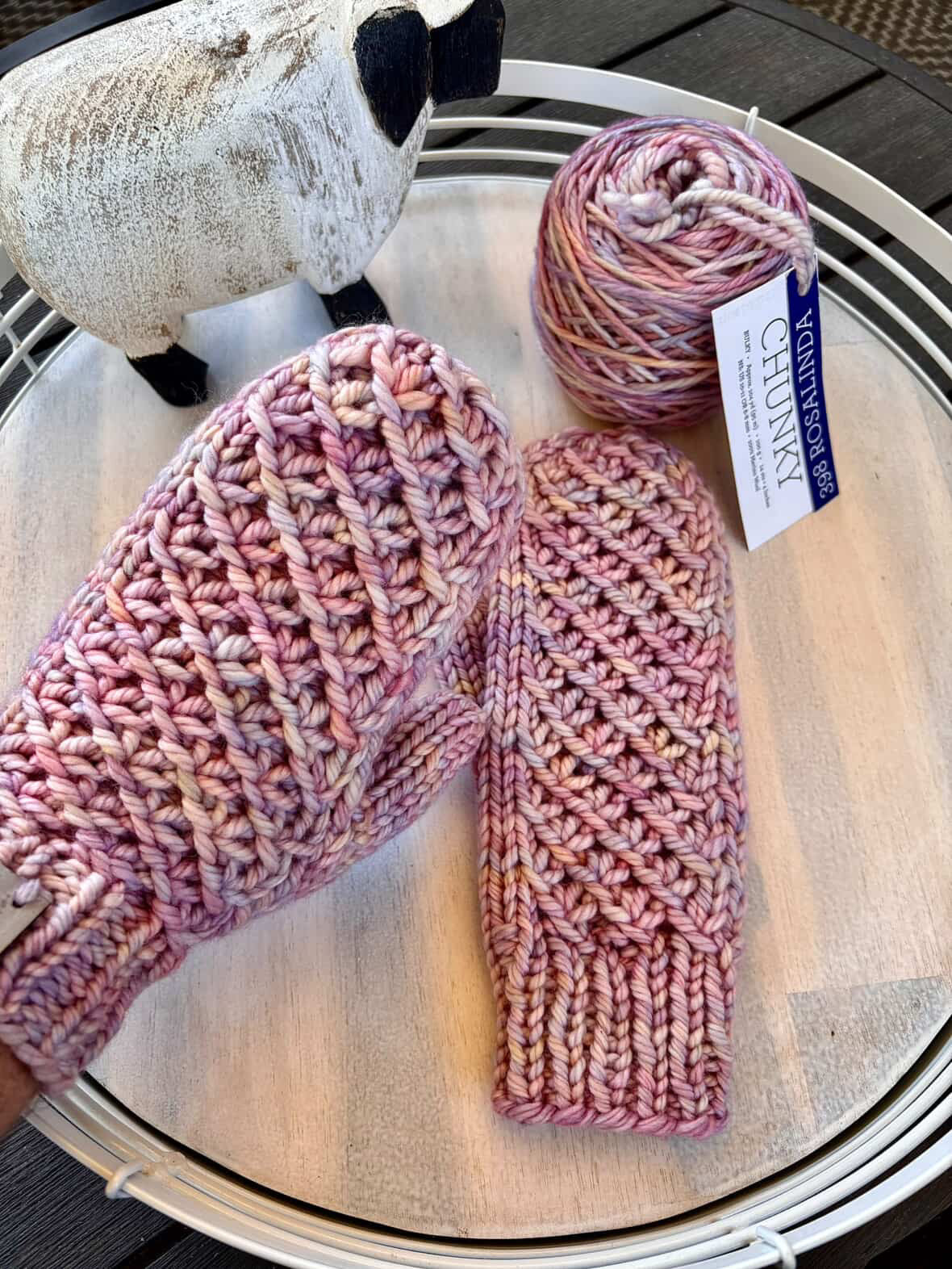 Seasons mitts knit pattern