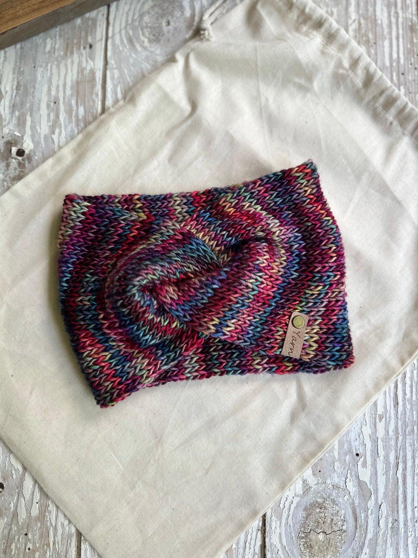 Merino wool knit headband