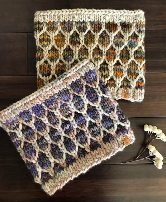 Looking Glass Cowl Knit Pattern