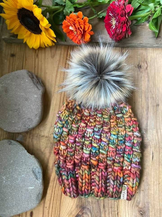 Stepping Stones Beanie Knit Pattern