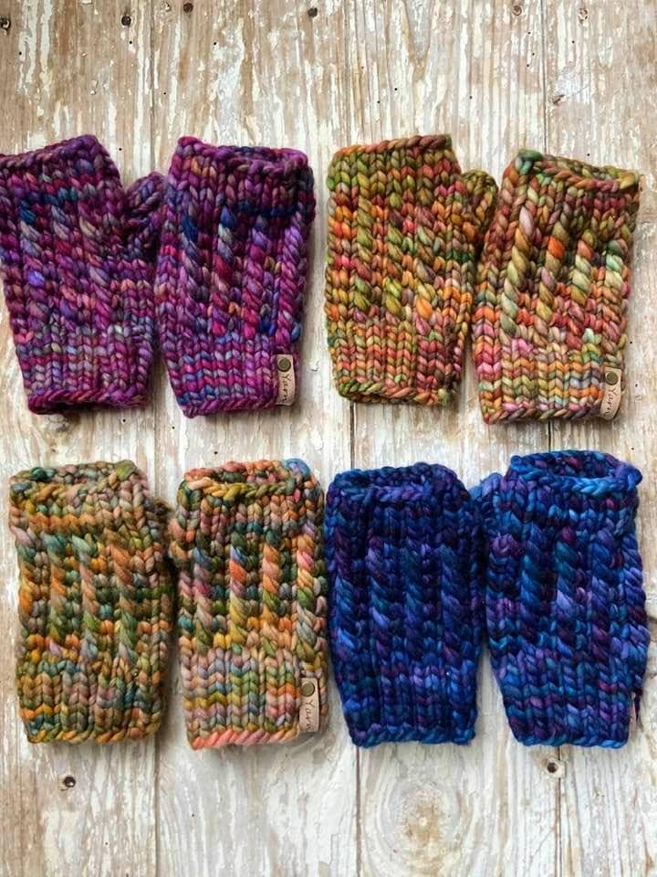 Corkscrew Mitts Pattern