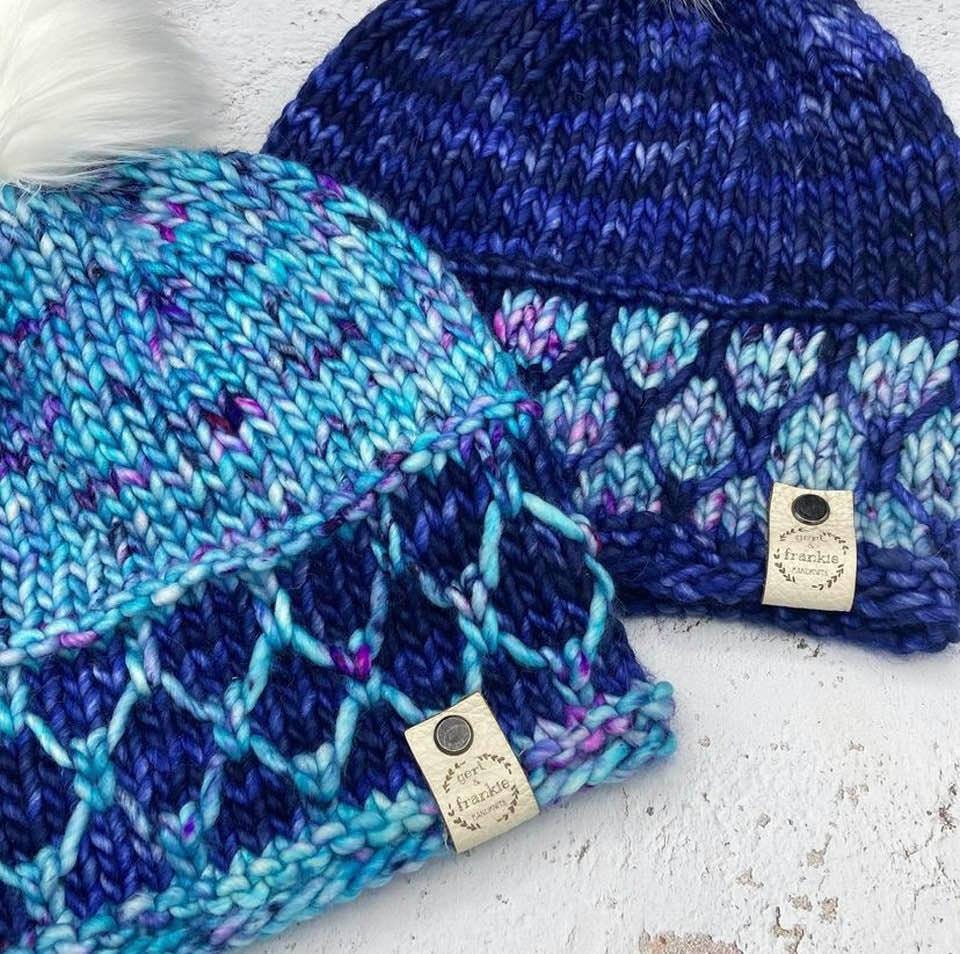 Looking Glass Brim Beanie Knit Pattern