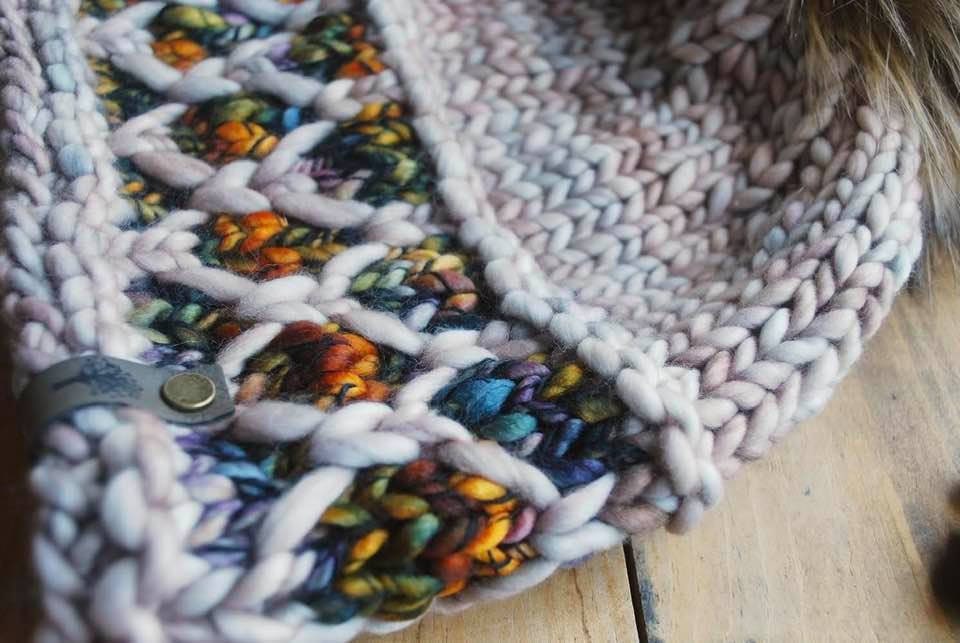 Looking Glass Brim Beanie Knit Pattern