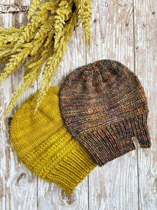Autumn Winds Beanie Knit Pattern