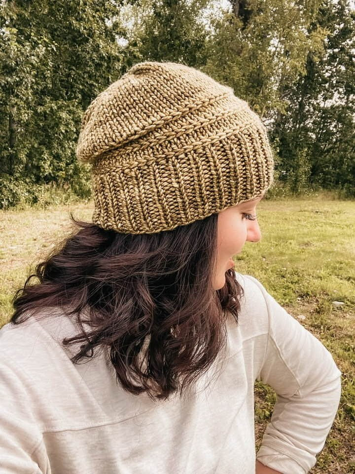 Autumn Winds Beanie Knit Pattern