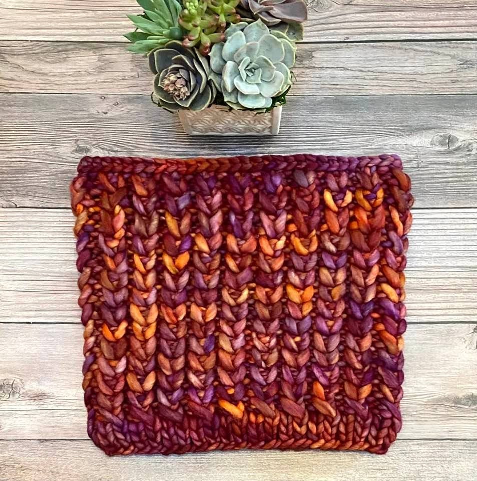Braided Hearts Cowl Pattern