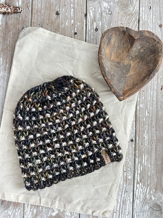 Merino wool knit hat