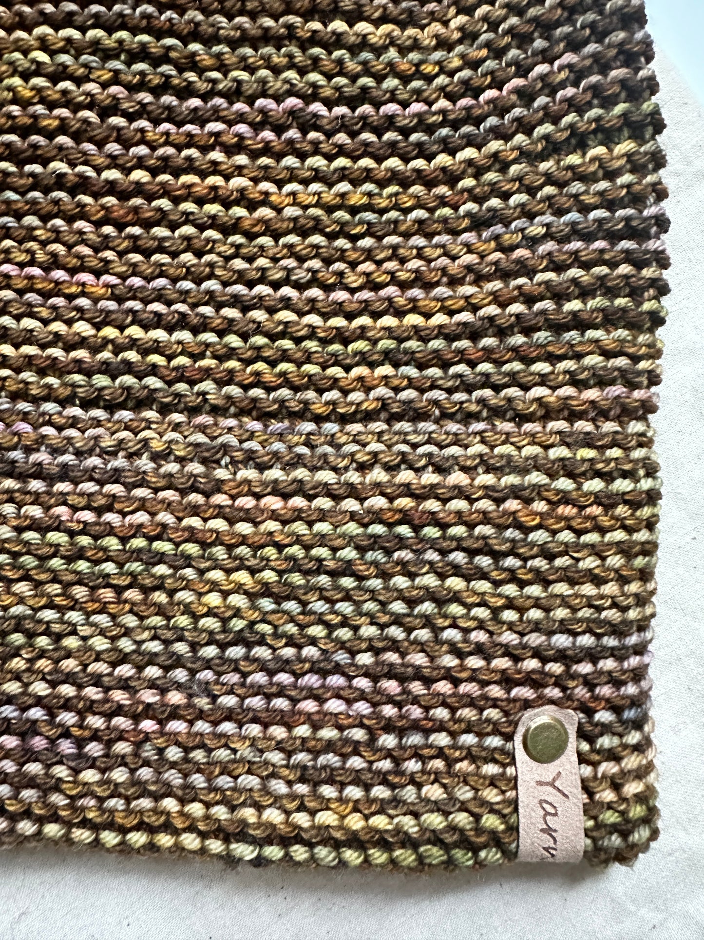 Merino wool double brim knit hat