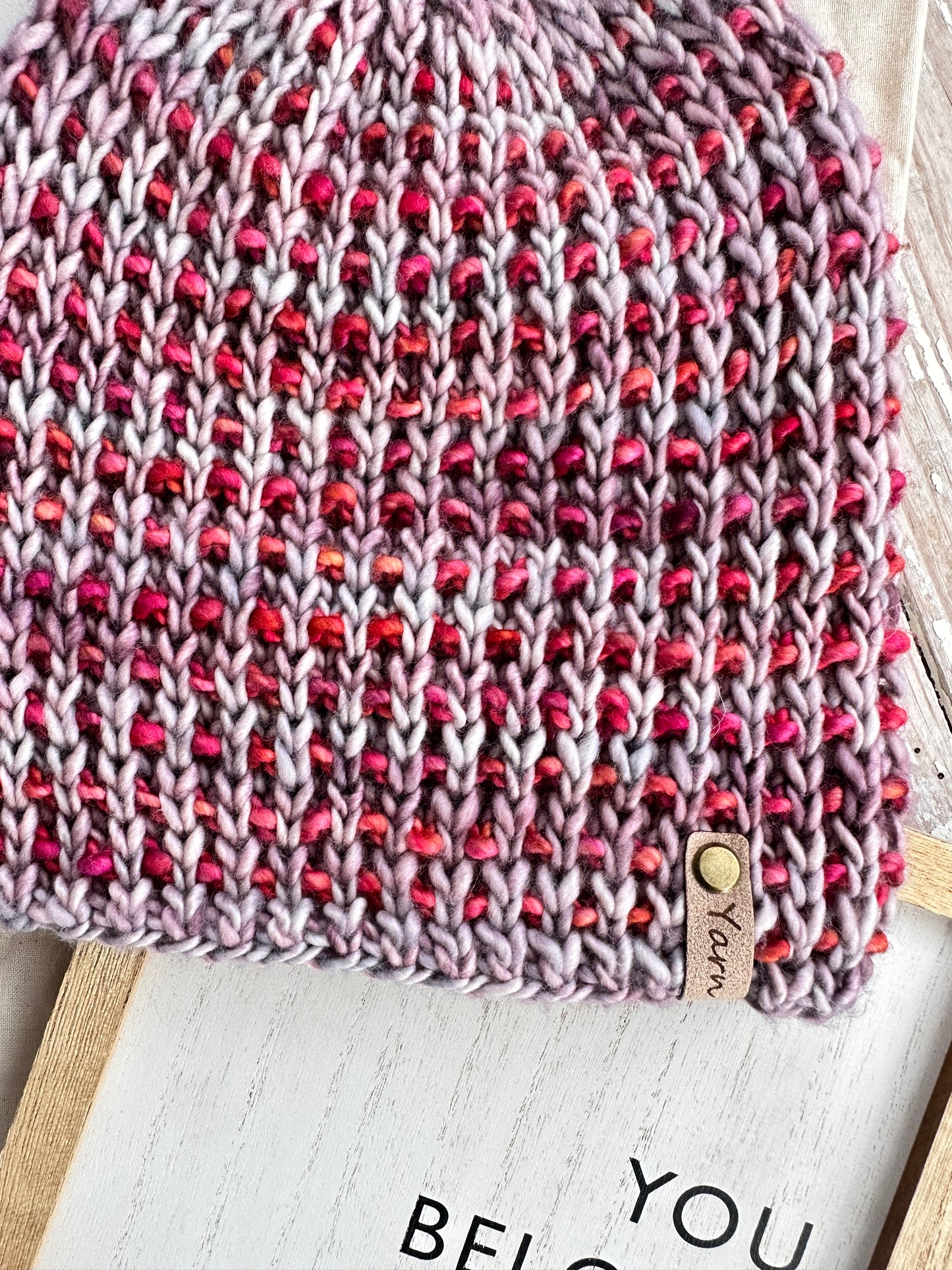 Merino wool knit hat