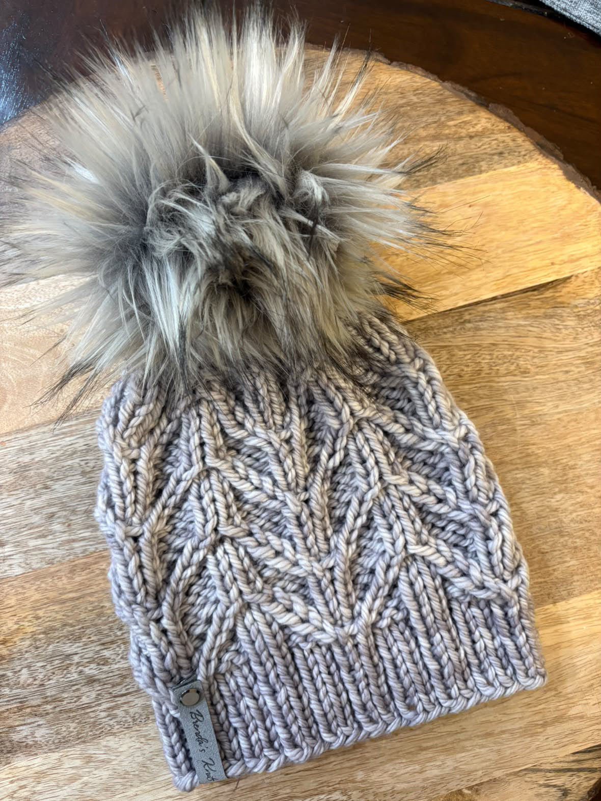 Frondescence Beanie knit pattern