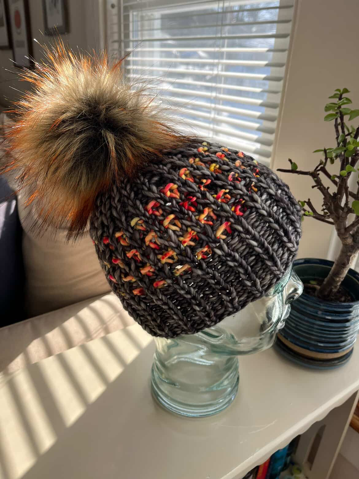 Hers Beanie knit pattern