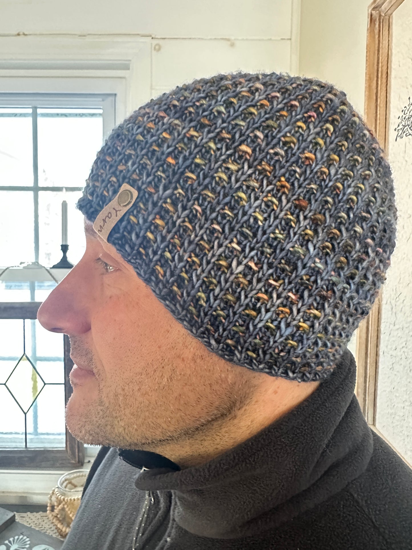 Merino wool knit beanie