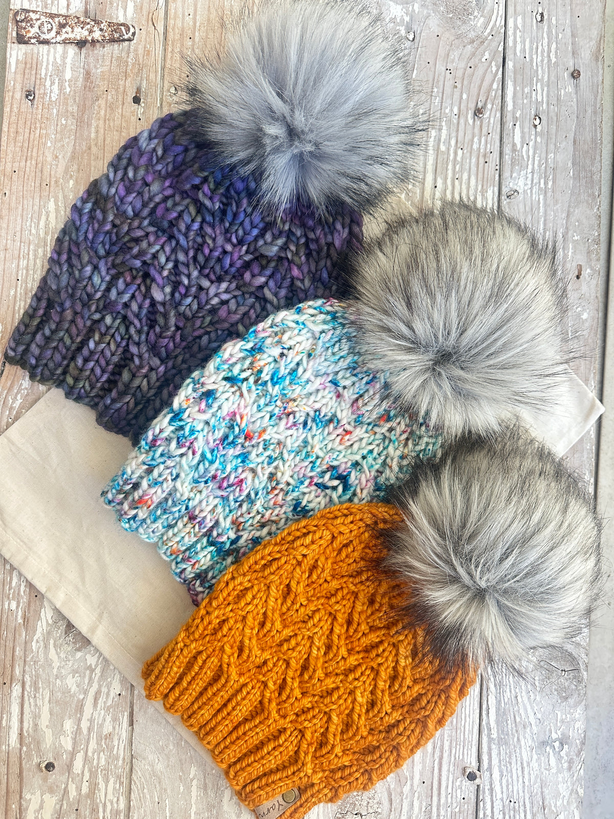 Frondescence Beanie knit pattern