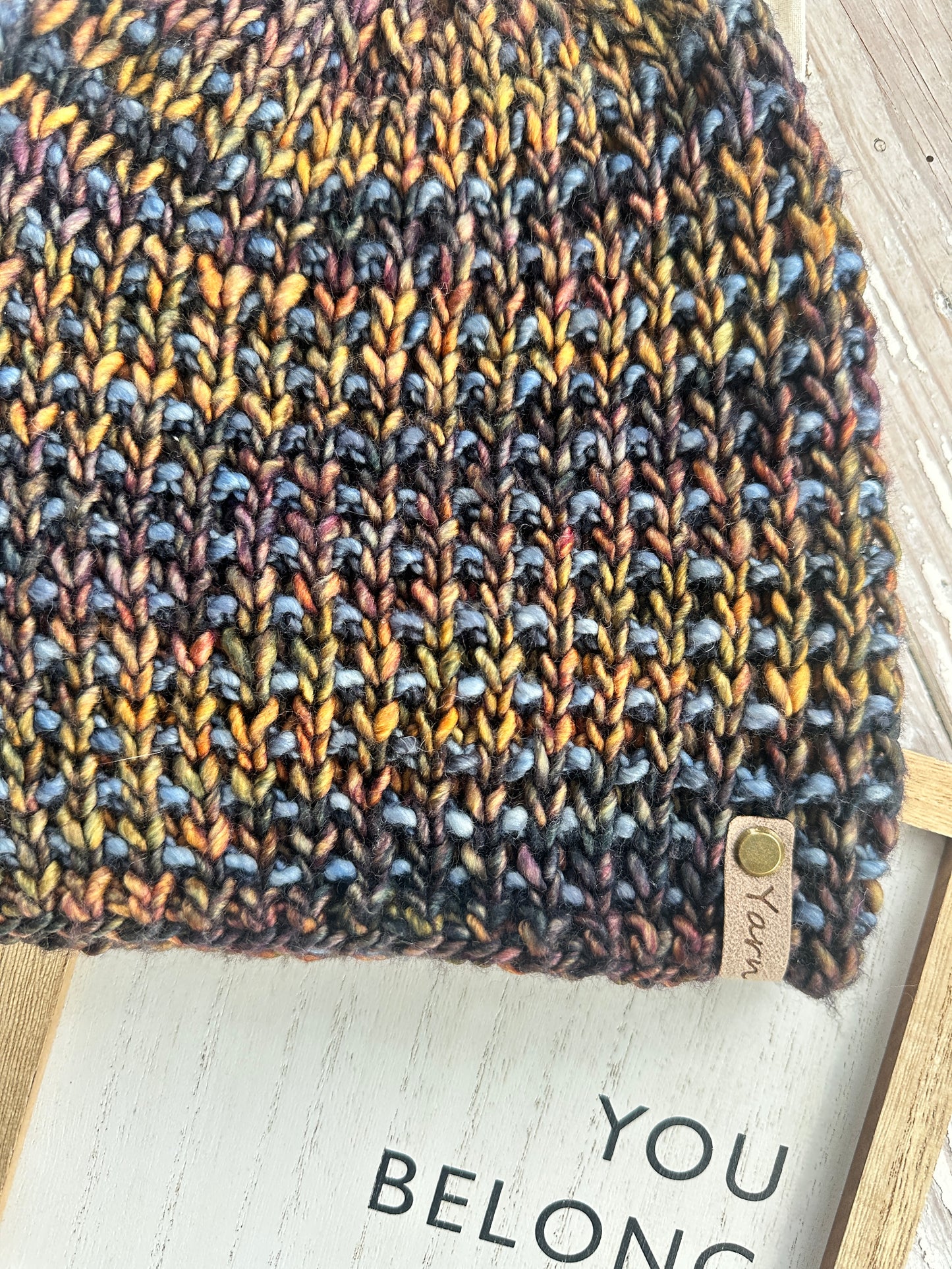 Merino wool knit hat