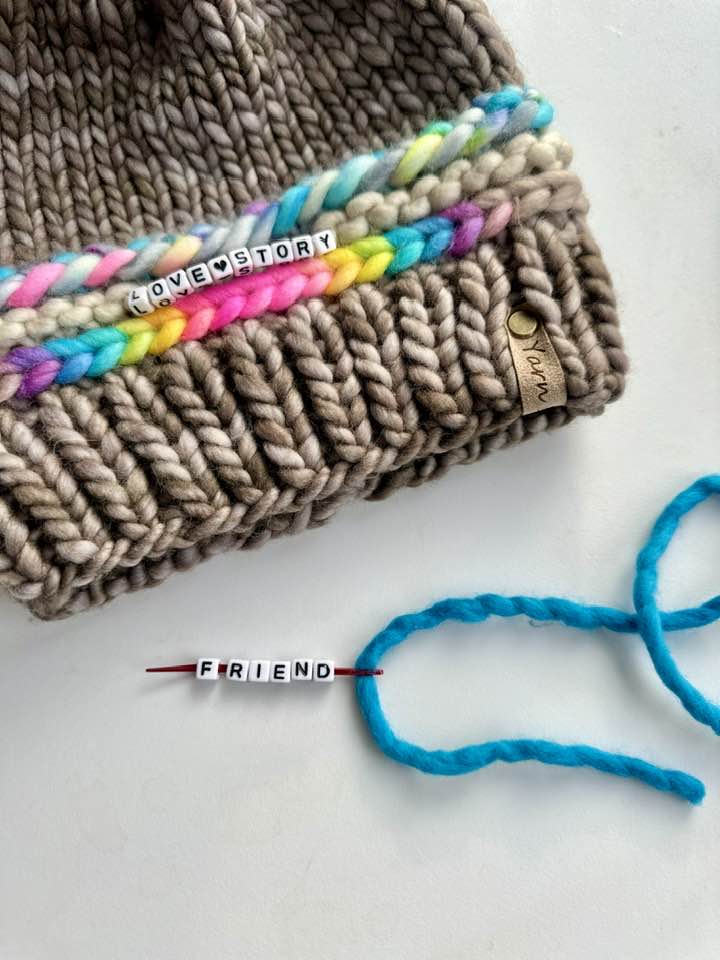 Friendship Bracelet Beanie Knit Pattern