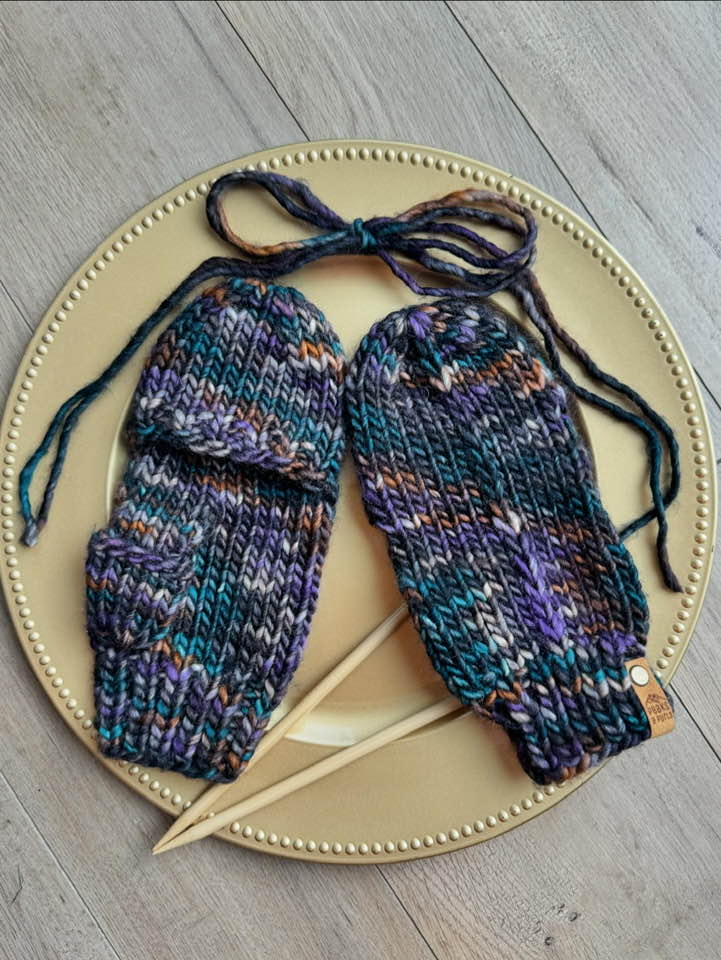 Flapjack Mitts Knit Pattern