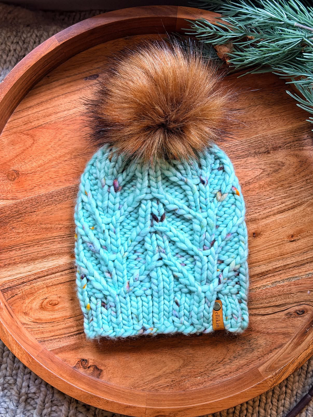 Frondescence Beanie knit pattern