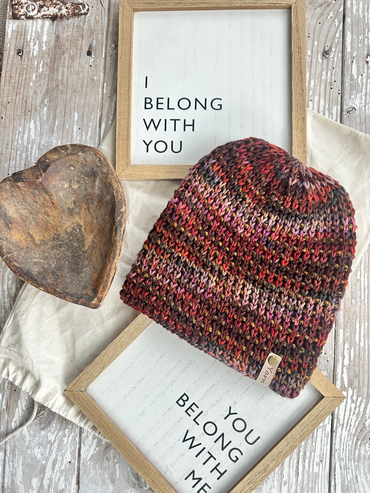 Merino wool knit hat