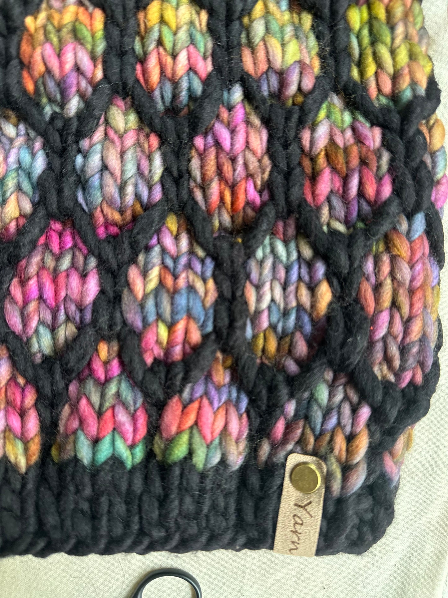 Merino wool cowl