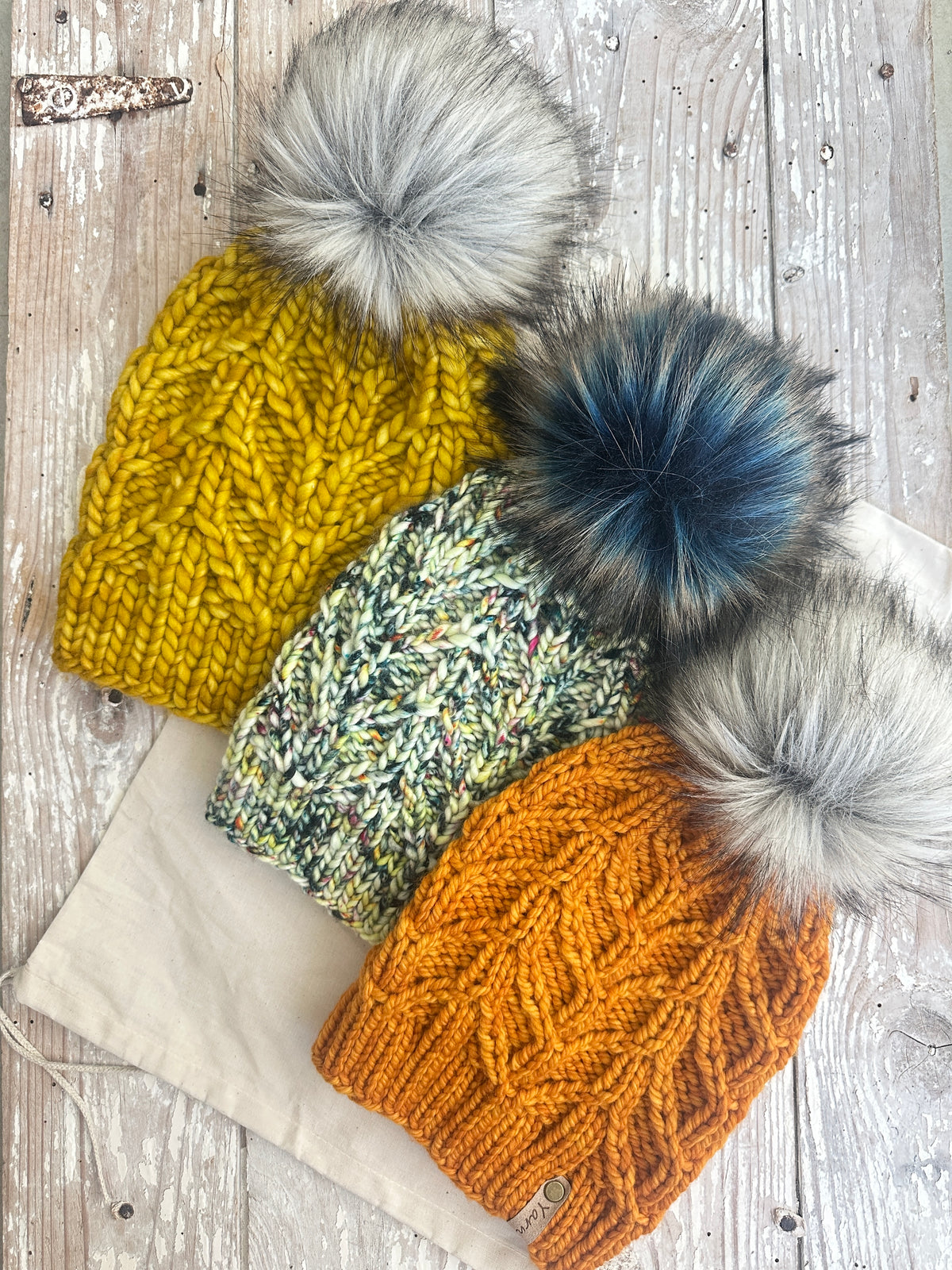Frondescence Beanie knit pattern
