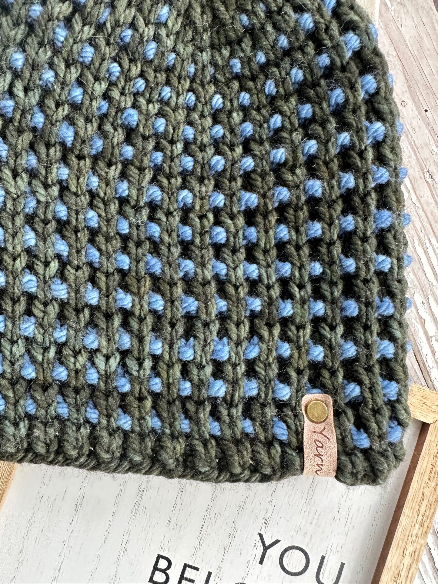 Merino wool knit hat