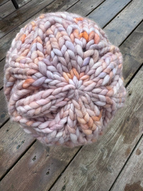 Frondescence Beanie knit pattern