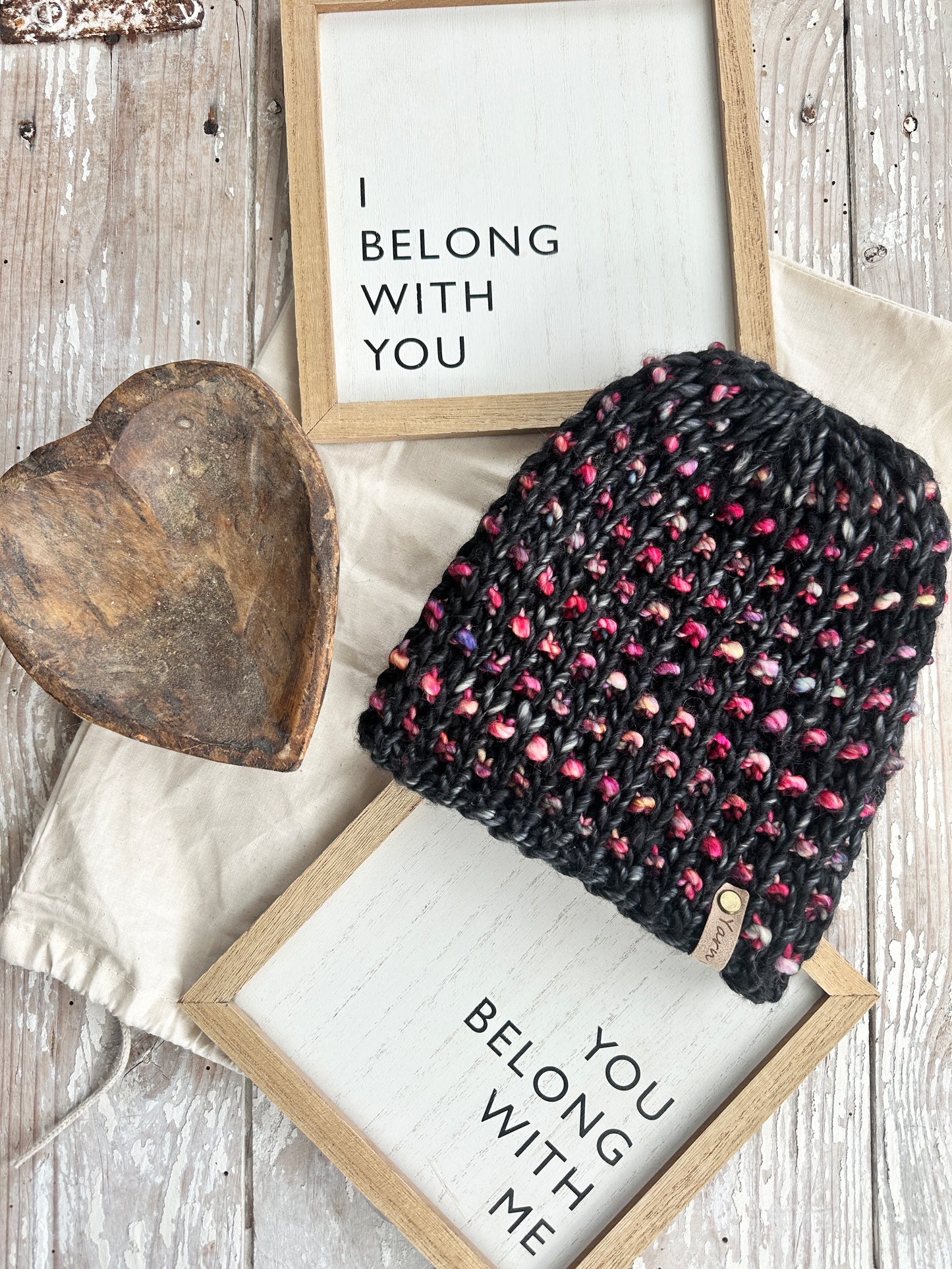 Merino wool knit hat