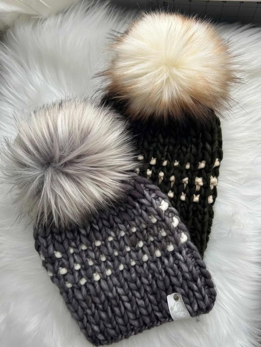 Hers Beanie knit pattern