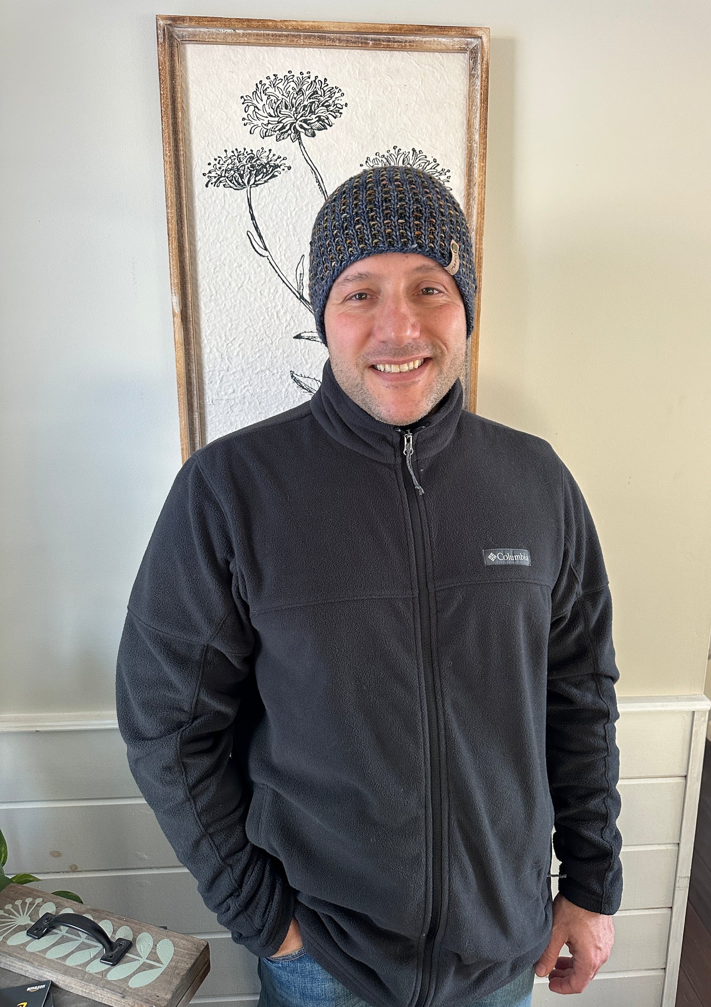 Merino wool knit beanie