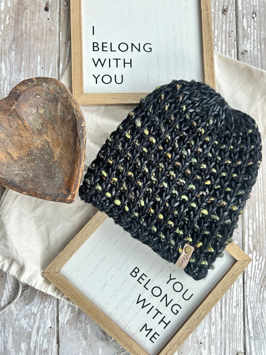 Merino wool knit hat