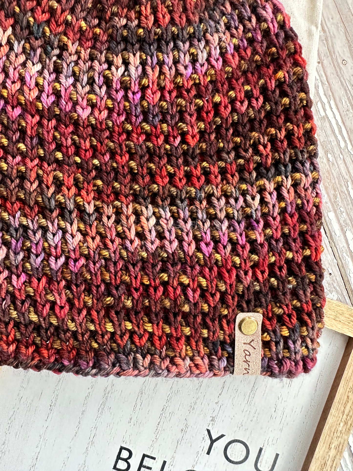 Merino wool knit hat