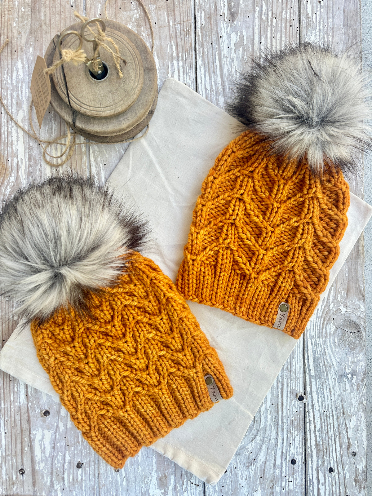 Frondescence Beanie knit pattern