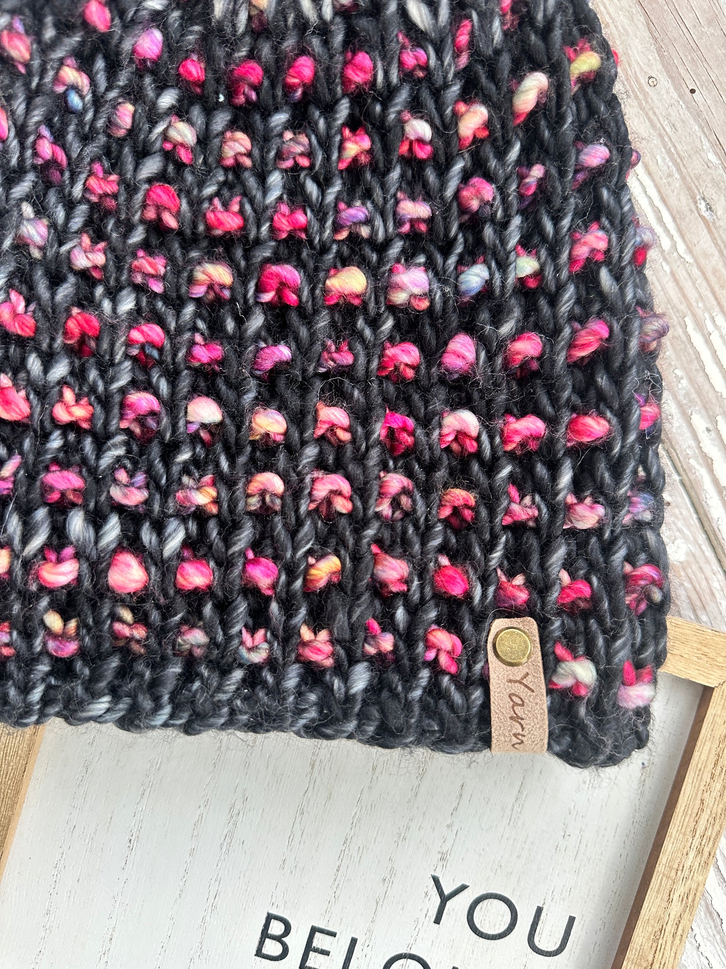 Merino wool knit hat