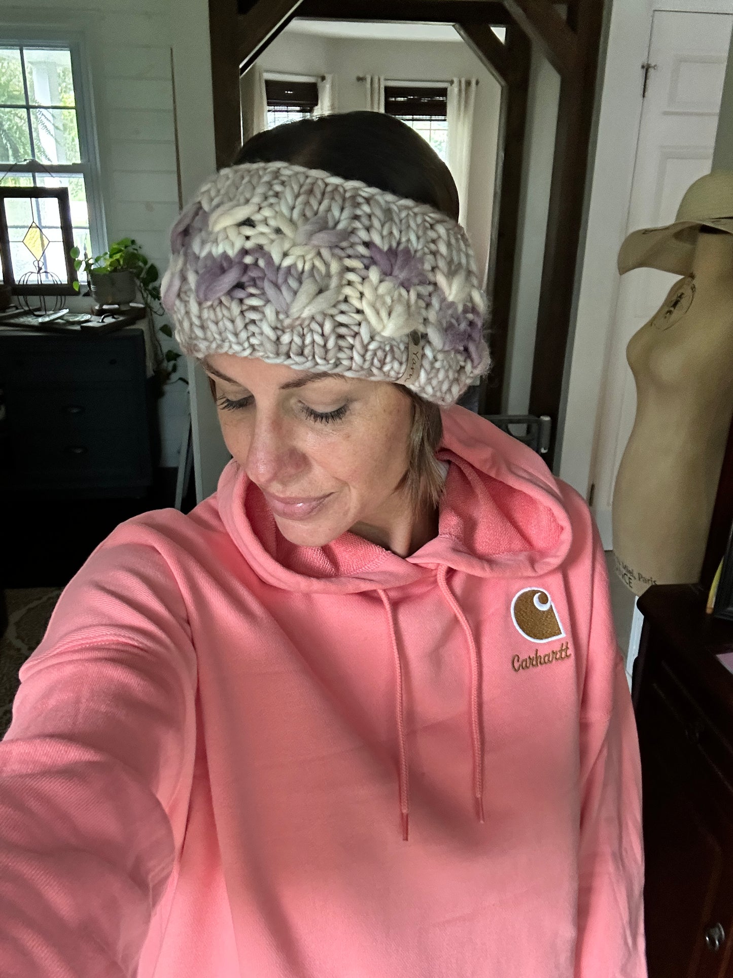 Merino wool knit headband