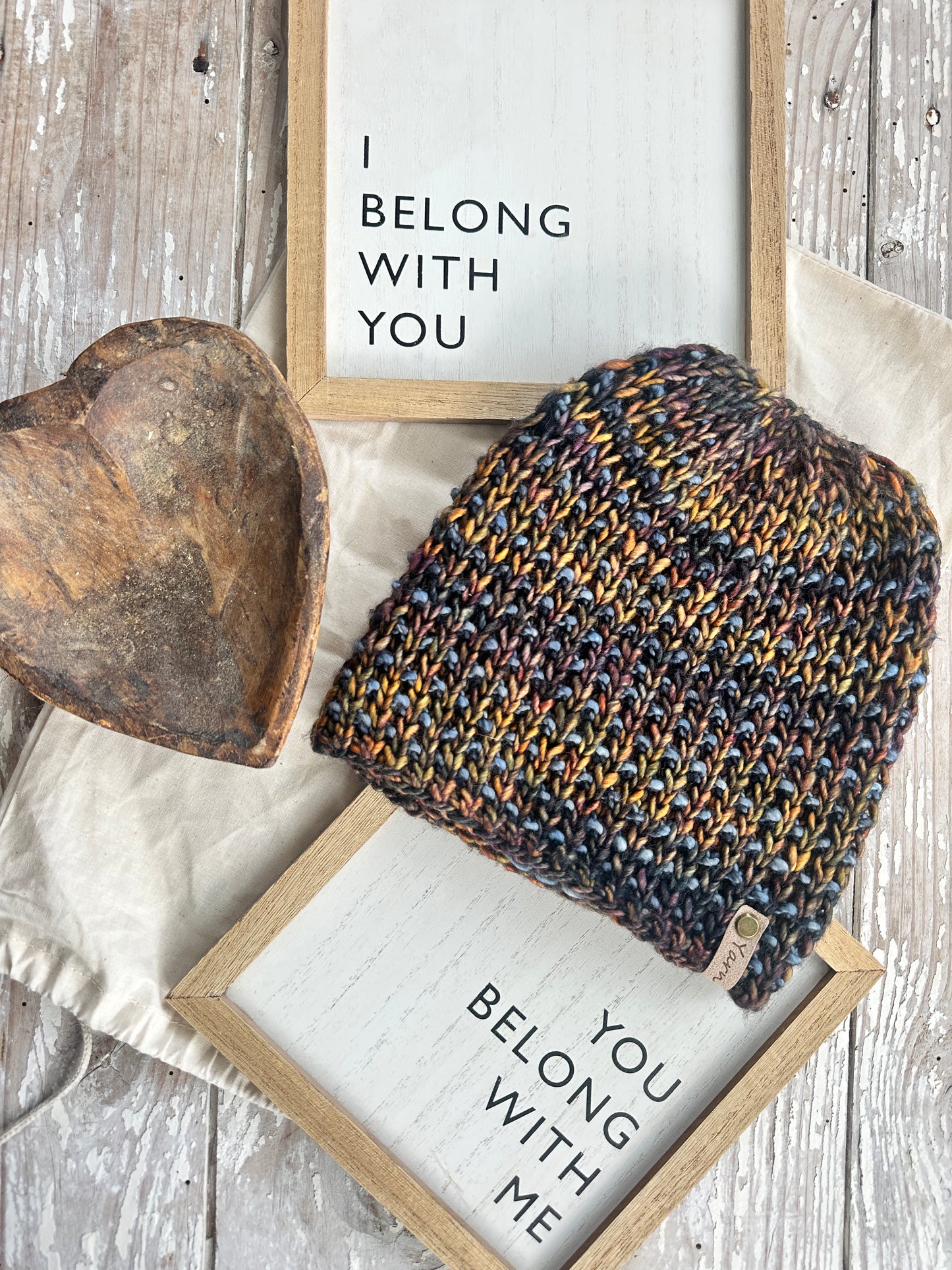 Merino wool knit hat