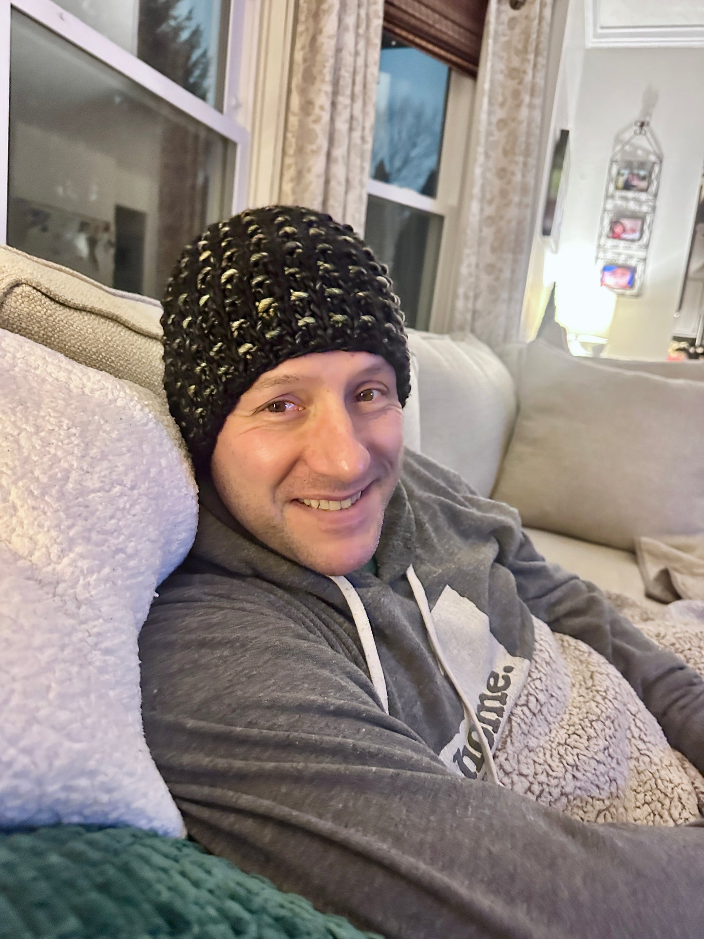 Merino wool knit hat