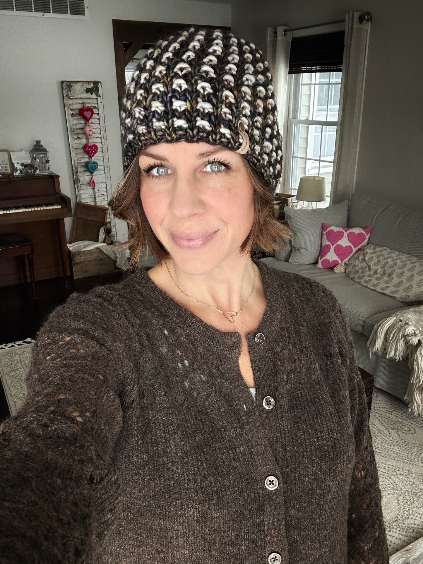 Merino wool knit hat