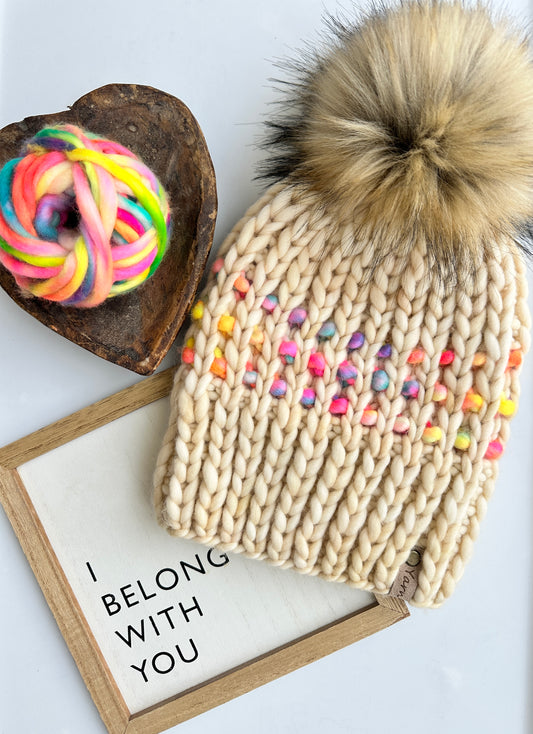 Hers Beanie knit pattern